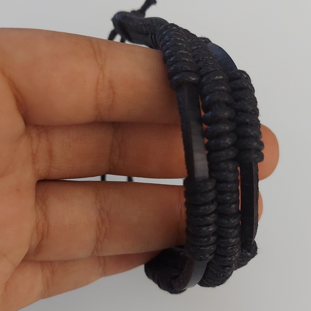 Men's bracelet in black
